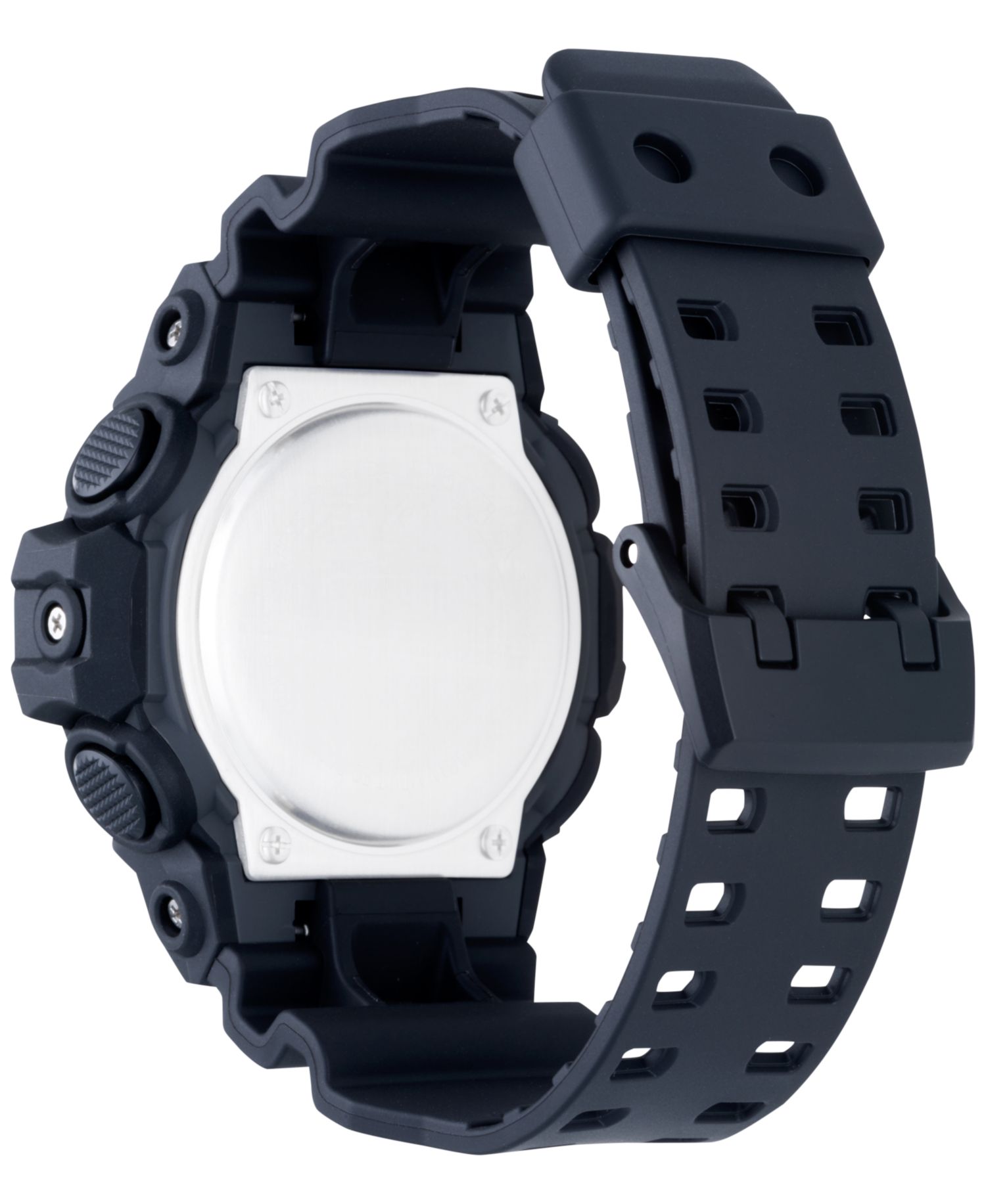 Men's Analog-Digital Black Resin Strap Watch 53x58mm GA-700-1B