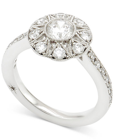 Marchesa Diamond Engagement Ring (1 ct. t.w.) in 18k White Gold