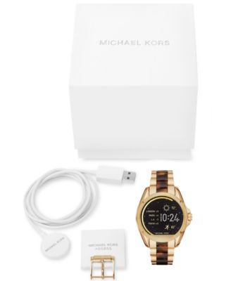 Michael Kors Access Unisex Digital Bradshaw Gold-Tone Stainless