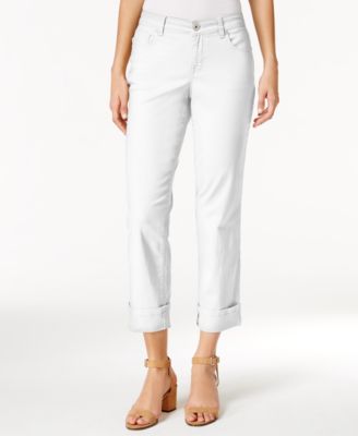 macy's white capri pants