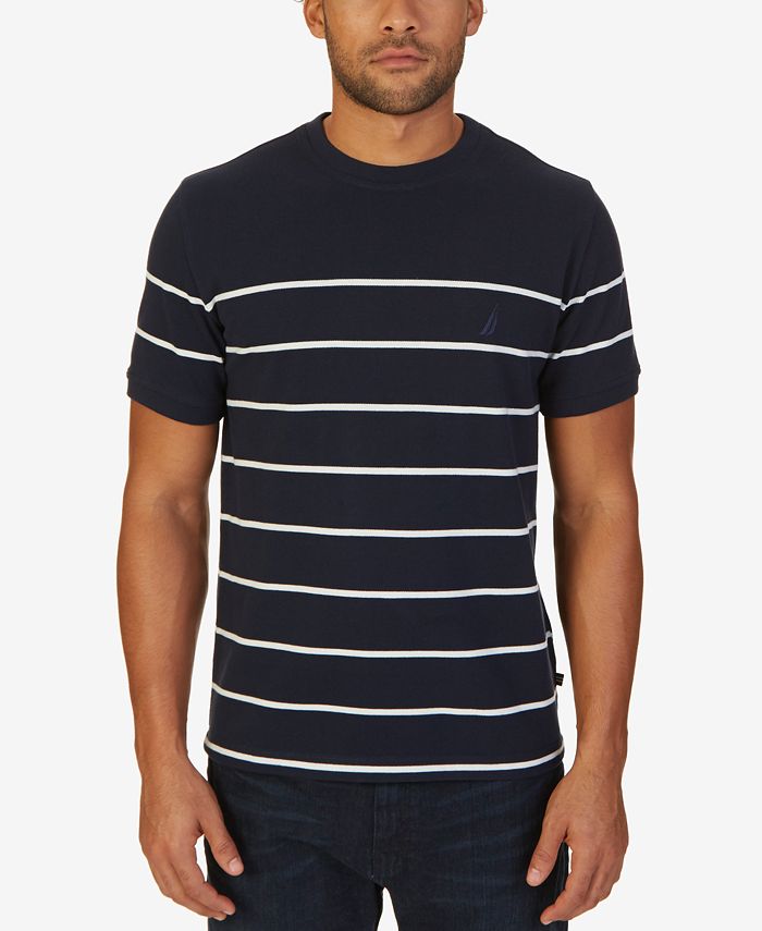 Sult Kemi Synes Nautica Men's Slim-Fit Breton Stripe T-Shirt - Macy's