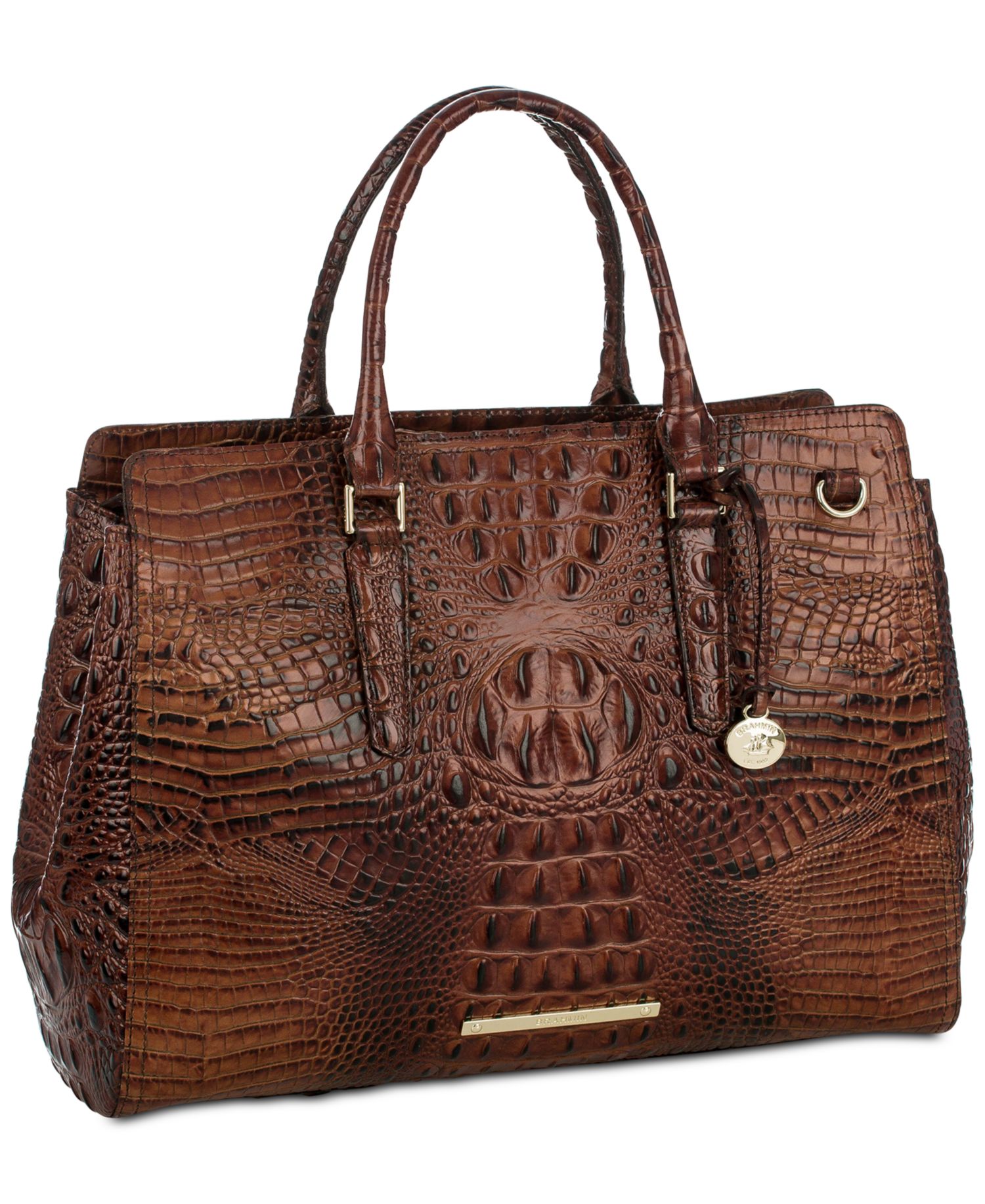Finley Large Leather Carryall Satchel Bag