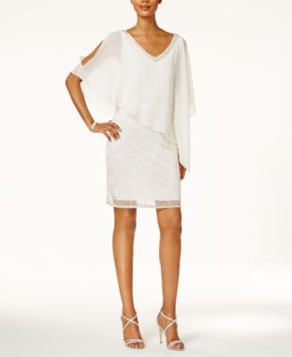 j kara embellished overlay gown