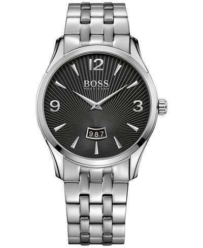 BOSS Men's Commander Stainless Steel Bracelet Watch 41mm 1513429