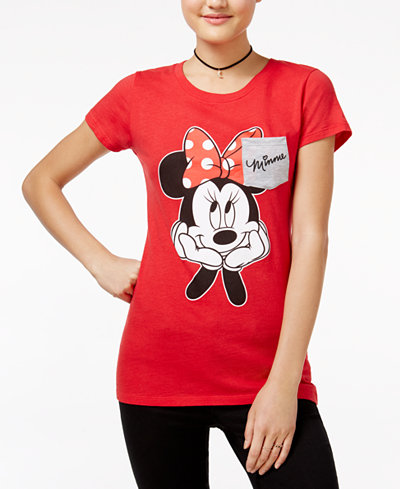 Hybrid Juniors' Disney Minnie Mouse Graphic T-Shirt