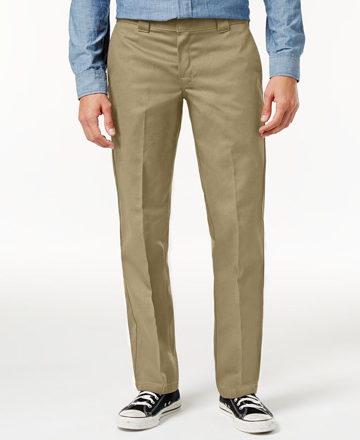 Dickies Men's Slim-Straight Fit Work Pants - Macy's