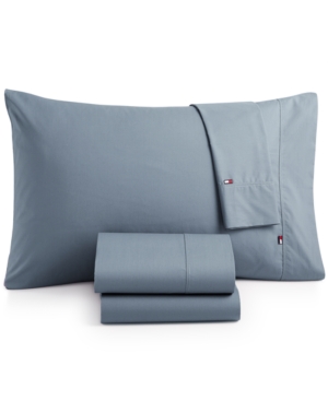 Tommy Hilfiger Solid Core Full Sheet Set Bedding