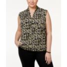 nine west plus size v neck jacke