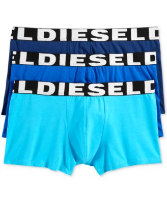 Diesel - Men's Fresh & Bright Cotton Stretch Shawn Trunks 3-Pack