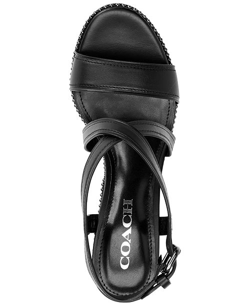 COACH Wendi Dress Sandals & Reviews Sandals & Flip Flops Shoes Macy's