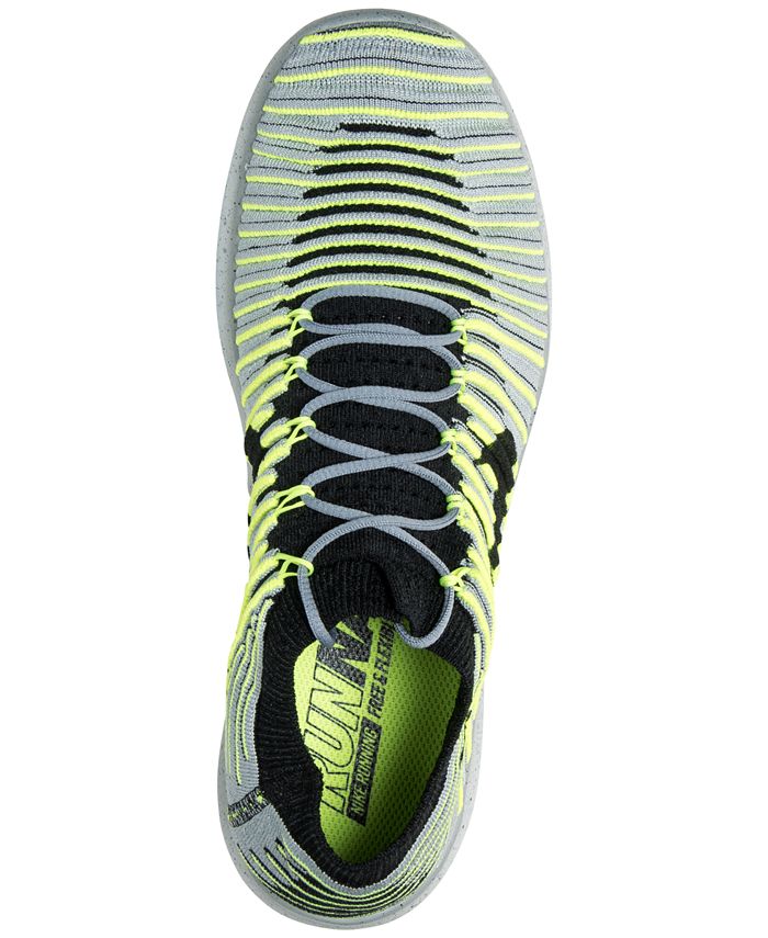 Nike Men's Free Run Motion Flyknit Running Sneakers from Finish Line ...