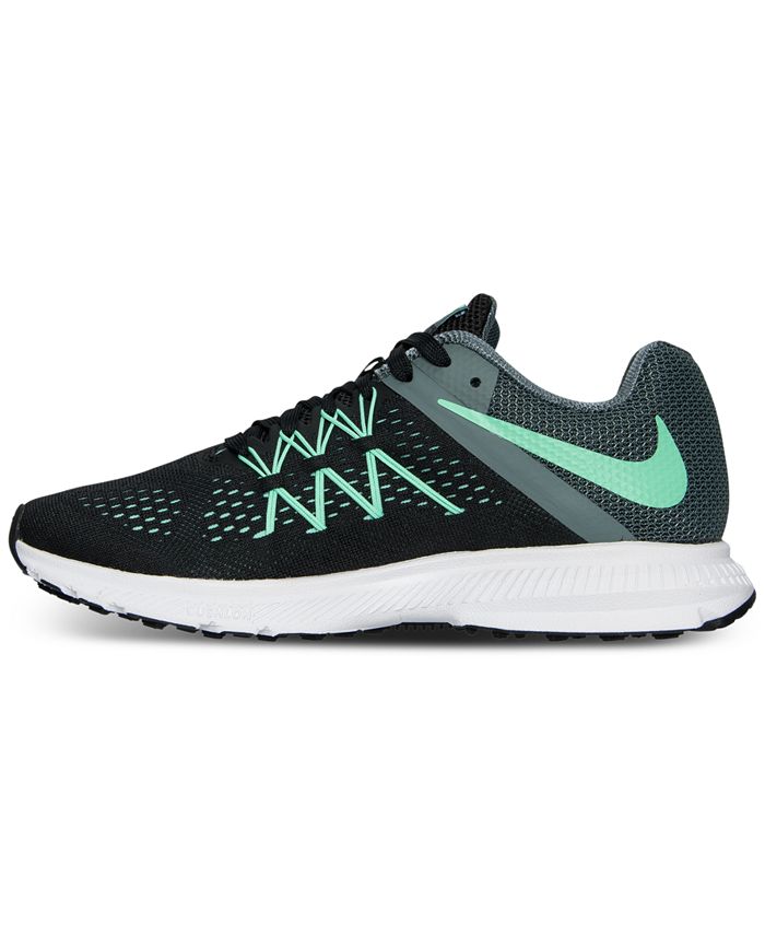 Nike Women's Air Zoom Winflo 3 Running Sneakers from Finish Line - Macy's