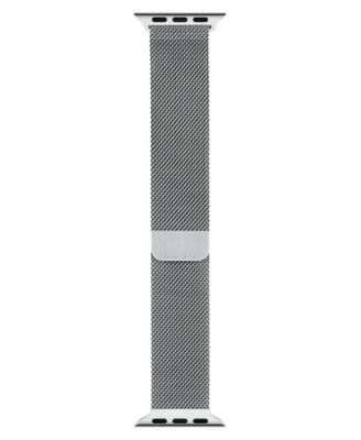 Apple - 42mm Silver Milanese Loop Band