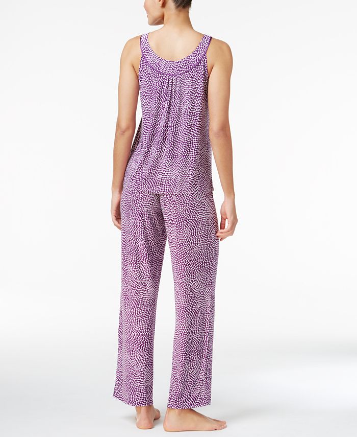 Alfani Printed Knit Tank Top and Pants Pajama Set, Created for Macy's