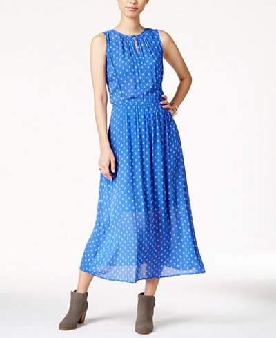 Maison Jules Printed Maxi Dress, Only at Macy's