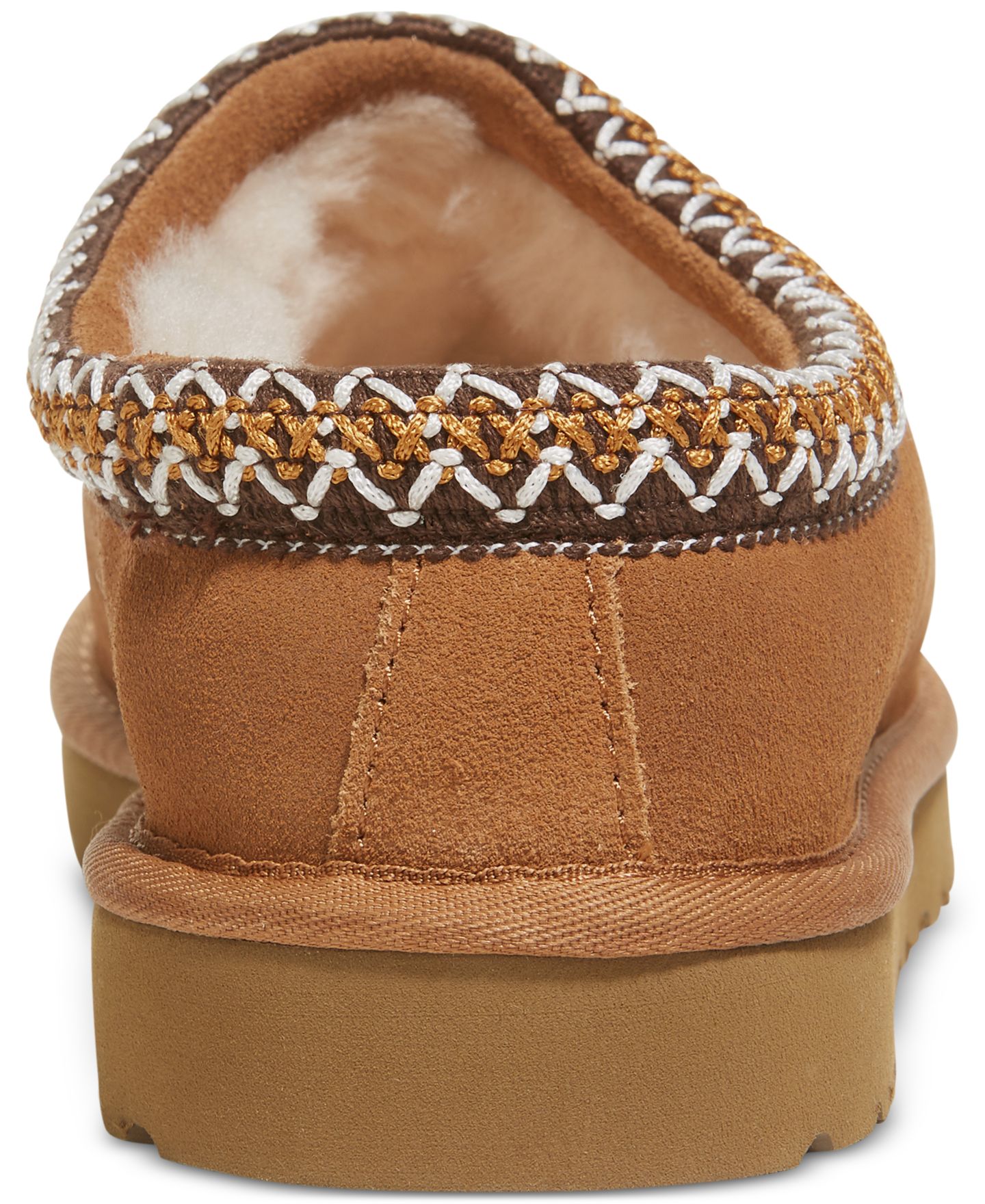 Мужские сабо UGG® Tasman Clog Slippers, цвет: Каштановый — фото 4