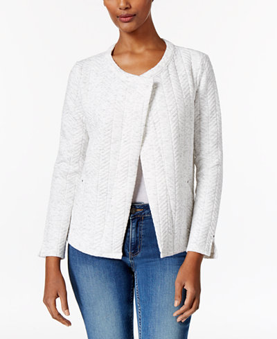 Calvin Klein Jeans Open-Front Quilted Jacket