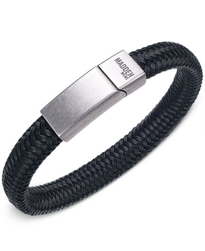 Steve Madden Men's Woven Cord Bracelet