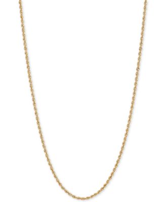 Macy's - Glitter Rope Chain Necklace in 14k Gold