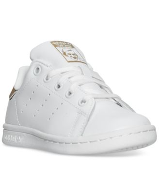 adidas - Little Girls' Stan Smith Casual Sneakers from Finish Line