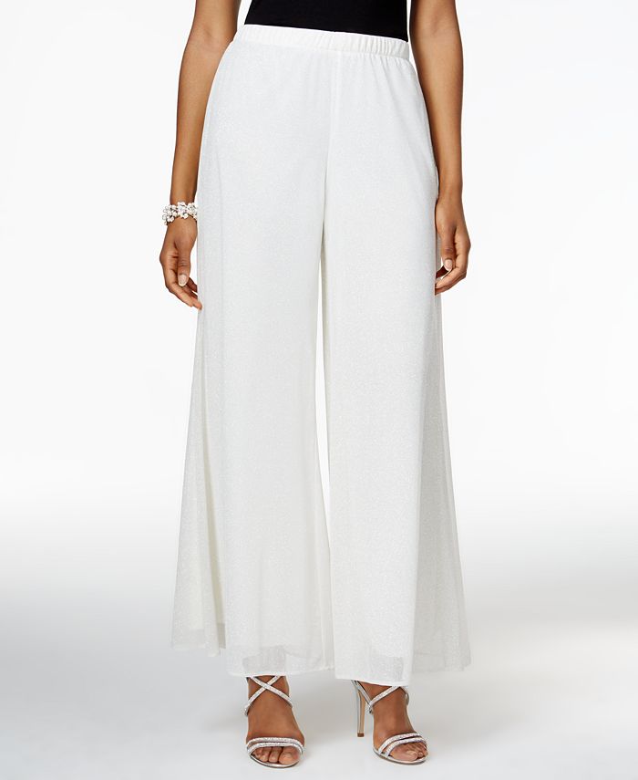 MSK Metallic Palazzo Pants & Reviews - Pants & Capris - Women - Macy's