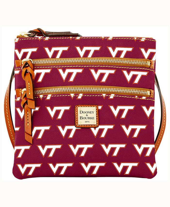 Dooney & Bourke Virginia Tech Hokies Triple-Zip Crossbody Bag & Reviews ...