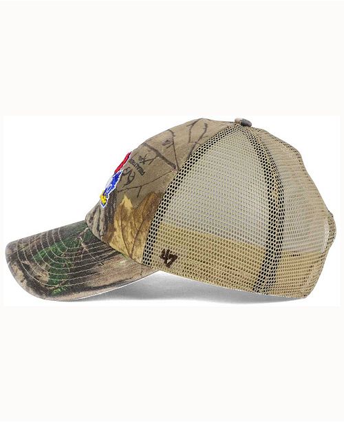 '47 Brand Kansas Jayhawks Sawgrass Camo Snapback Cap & Reviews Sports