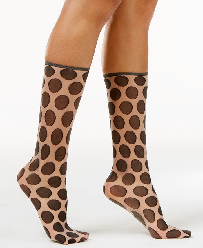 Hue Women's Simply Skinny Dot Anklet Socks Macy's