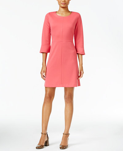 Maison Jules Flared-Sleeve A-Line Dress, Only at Macy's