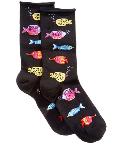 Hue Women's Bubble Fish Socks