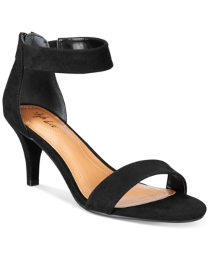 STYLE & CO WOMEN'S PAYCEE TWO-PIECE DRESS SANDALS, CREATED FOR MACY'S