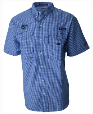 Columbia Mens Florida Gators Super Bonehead Short Sleeve Shirt