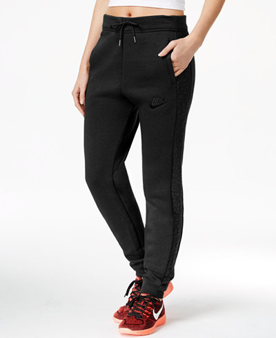 Nike Rally Quilted Jogger Sweatpants - Pants & Capris - Women - Macy's