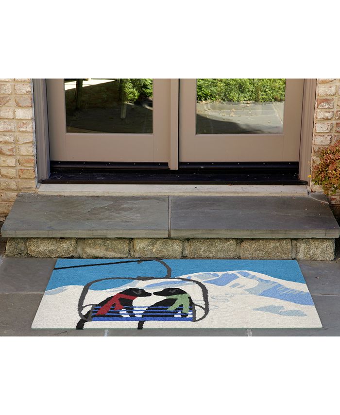 Liora Manne' Liora Manne Front Porch Indoor/Outdoor Ski Lift Love