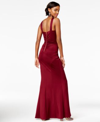 emerald sundae burgundy dress