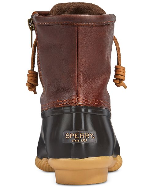 Sperry Women S Saltwater Duck Booties Reviews Boots Booties