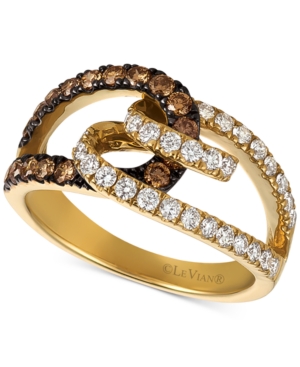 image of Le Vian Chocolatier Diamond (7/8 ct. t.w.) Ring in 14k Gold