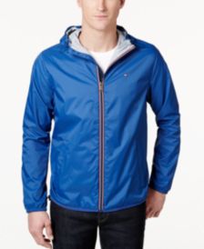 Men's Zip-Front Hooded Windbreaker