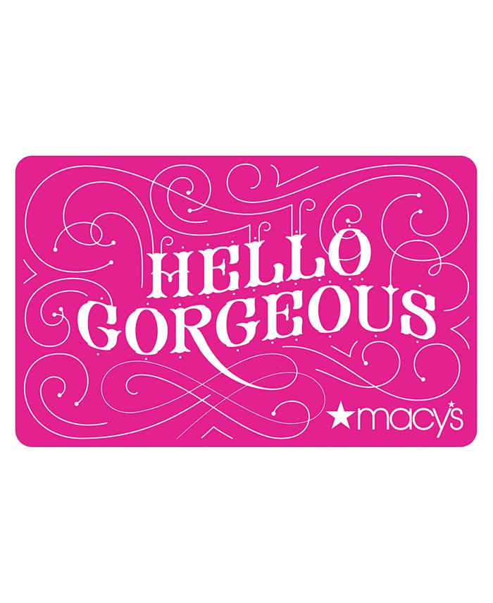 Macy's Hello Gift Card with Greeting Card Macy's