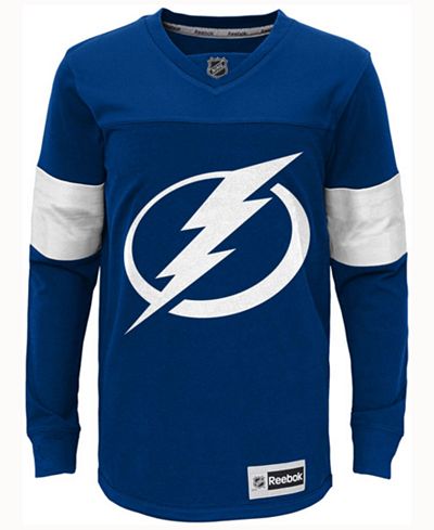 Reebok Kids' Tampa Bay Lightning Jersey Long Sleeve T-Shirt