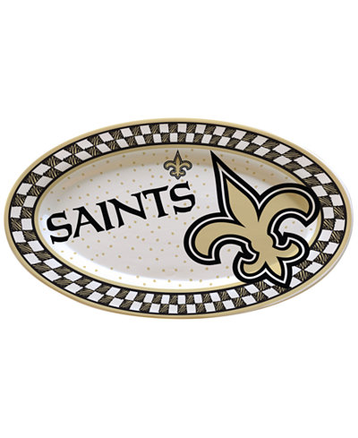 Memory Company New Orleans Saints Oval Platter