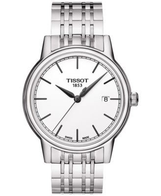 Tissot - Men's Swiss T-Classic Carson Stainless Steel Bracelet Watch 40mm T0854101101100