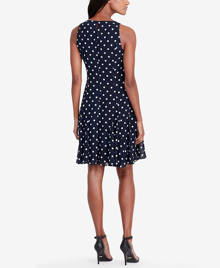lpa polka dot fit and flare