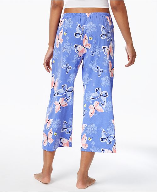 women's cotton capri pajama bottoms