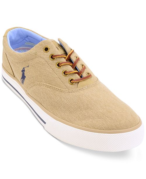 Polo Ralph Lauren Men S Vaughn Canvas Low Top Sneaker Reviews