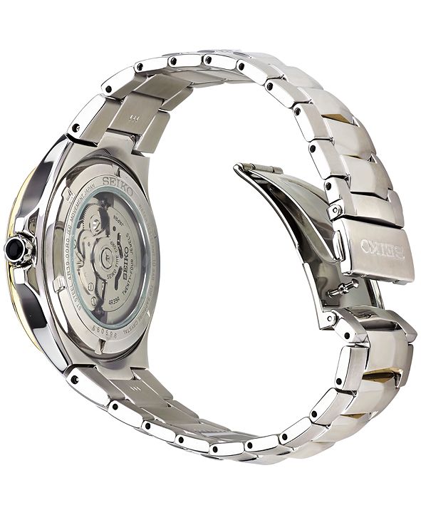 seiko coutura men's steel bracelet chronograph watch