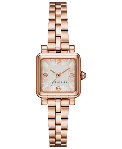 Marc Jacobs Women's Vic Rose Gold-Tone Stainless Steel Bracelet Watch 20mm MJ3530