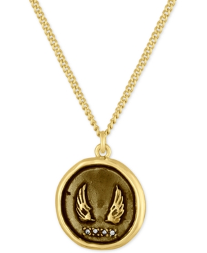 image of Rachel Rachel Roy Gold-Tone Wing Pendant Necklace