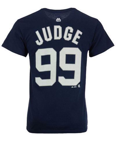 yankees judge aaron player official york shirt majestic main