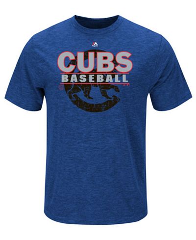 Majestic Men's Chicago Cubs Bases Loaded Hyperslub T-Shirt